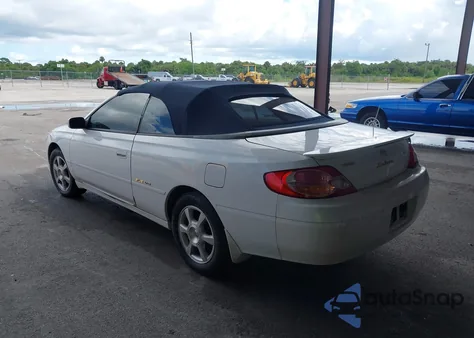 2002 Toyota Camry Solara Sle V6 из США, поврежденный, VIN 2T1FF28P52C546615